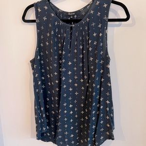 Patterned Sleeveless Madewell Top